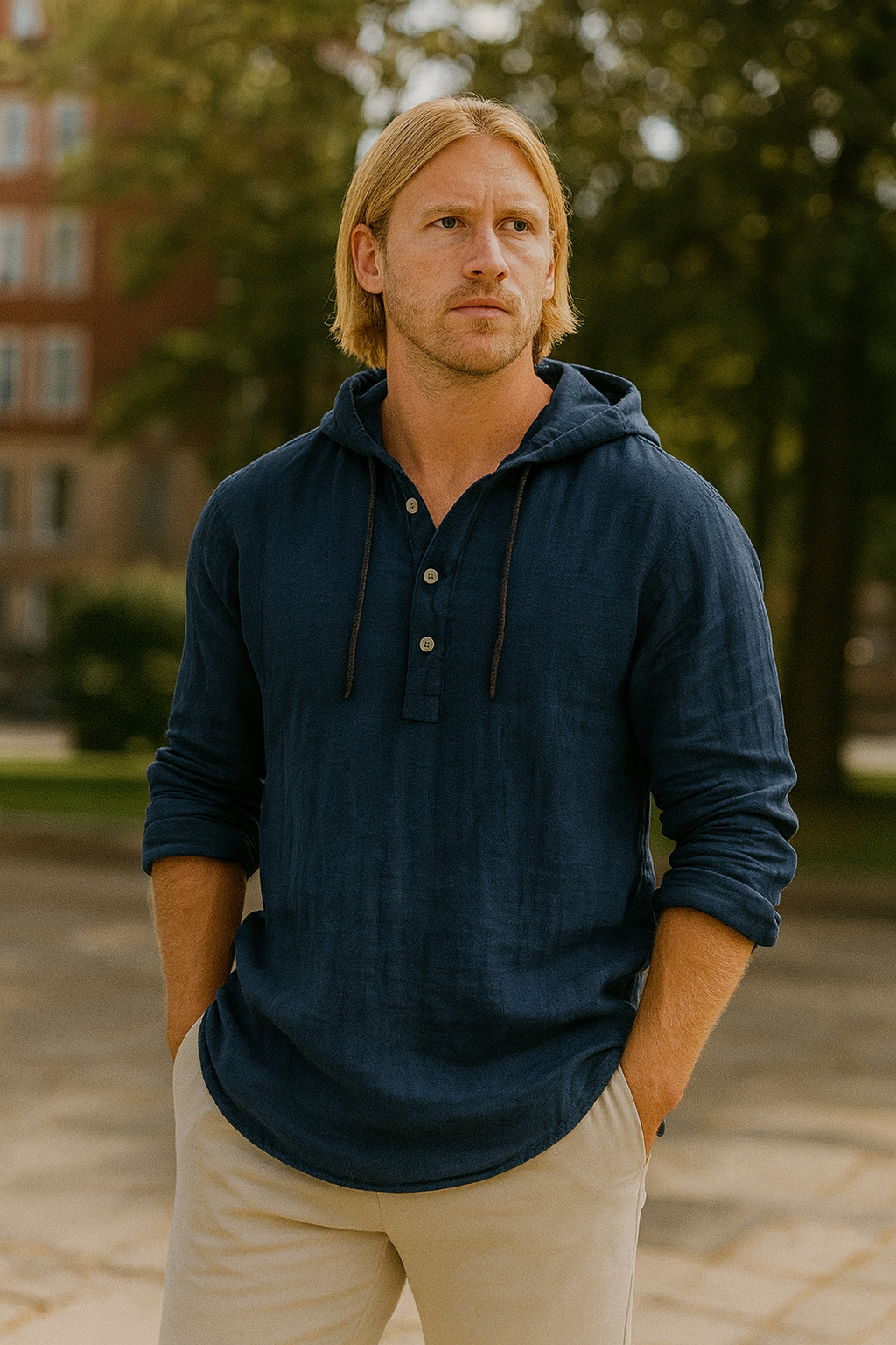 Jens | Midnight Breeze - overhemd