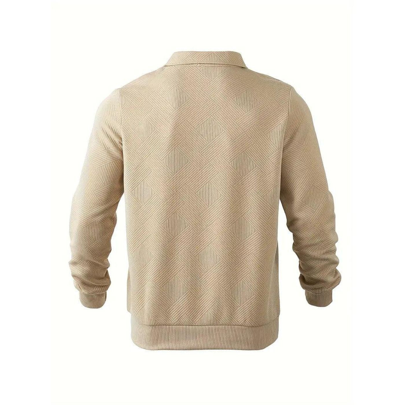 Kasper | Textured Half-Zip Sweater