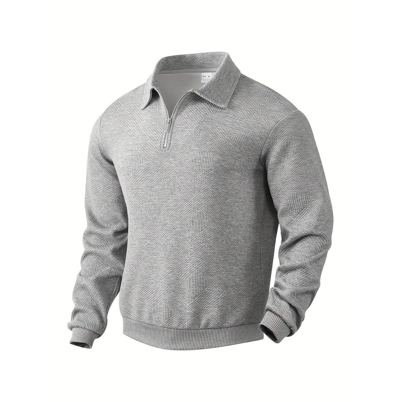 Kasper | Textured Half-Zip Sweater