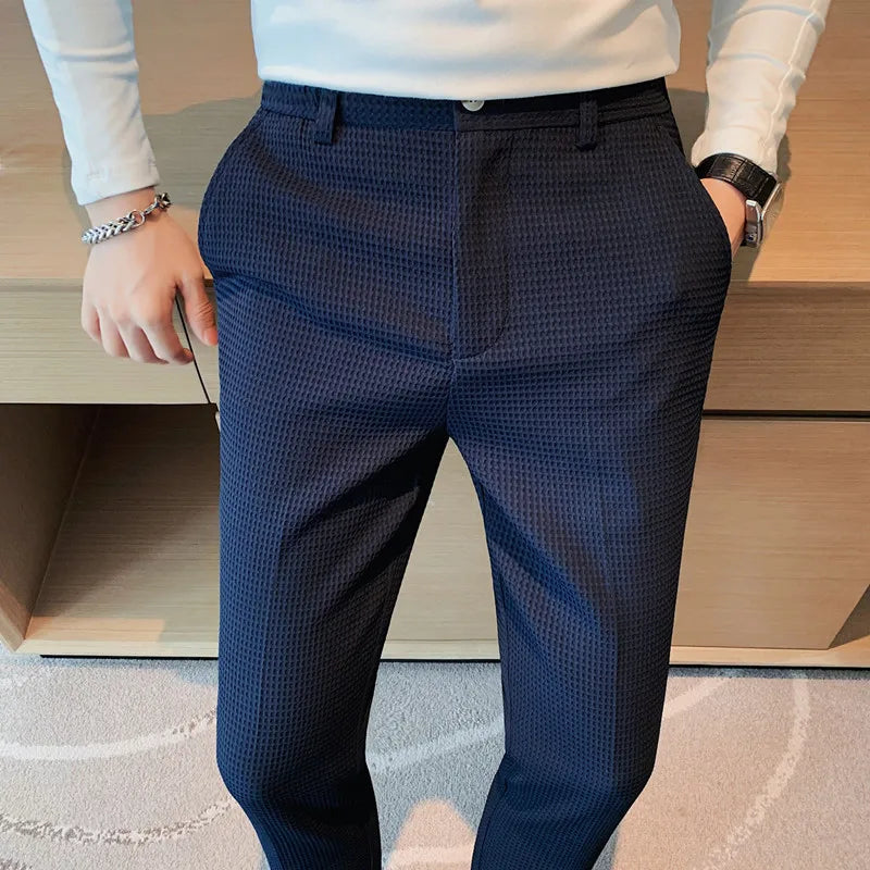 Nicolas| Slim Fit Zakelijk-Casual Broek
