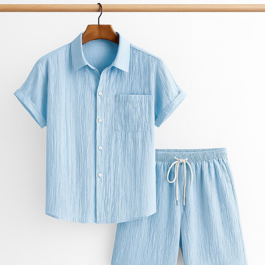 Heren Linnenstijl Set – Maldivas Edition